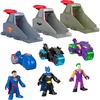 Fisher-Price Imaginext Launcher Set with 3-inch Action Figure & Toy Vehicle, Inspired by Disney and Pixar Toy Story(DC Super Friends)