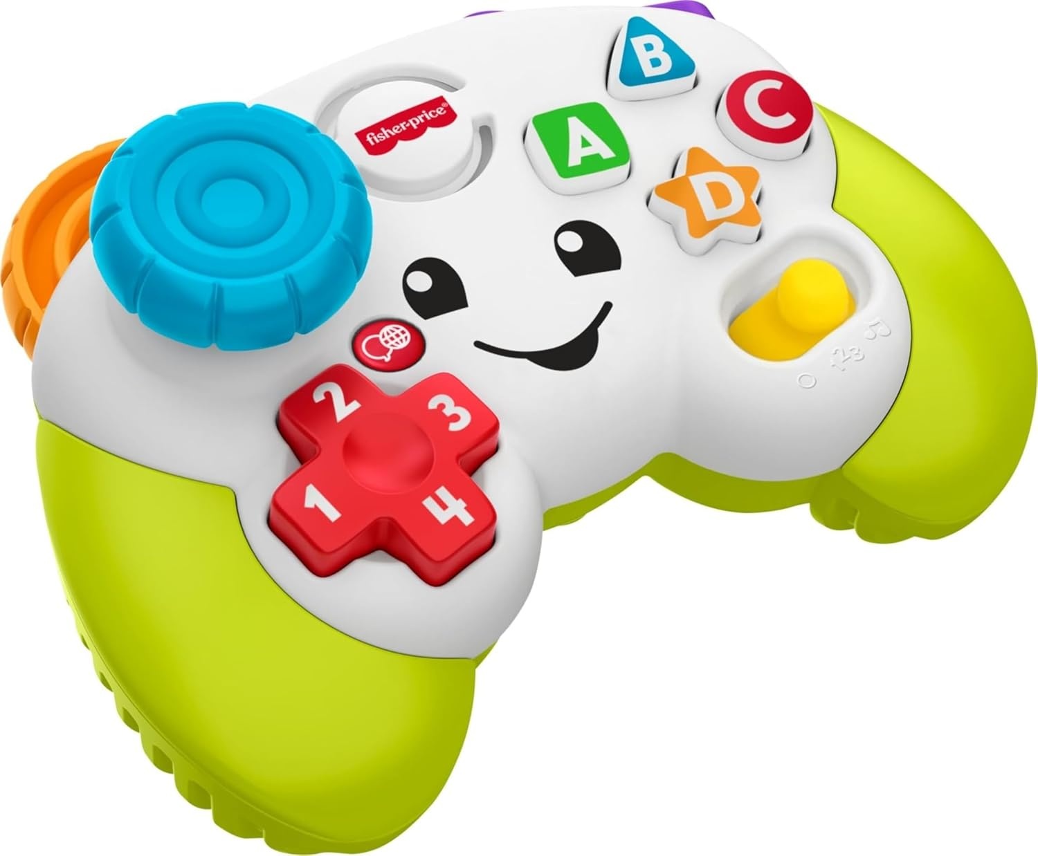 image:imageFisherPrice Baby amp Toddler Toy Laugh amp Learn Game amp Learn Controller Purple Musical Video Game Activity for Infants Ages 6 MonthsGreen