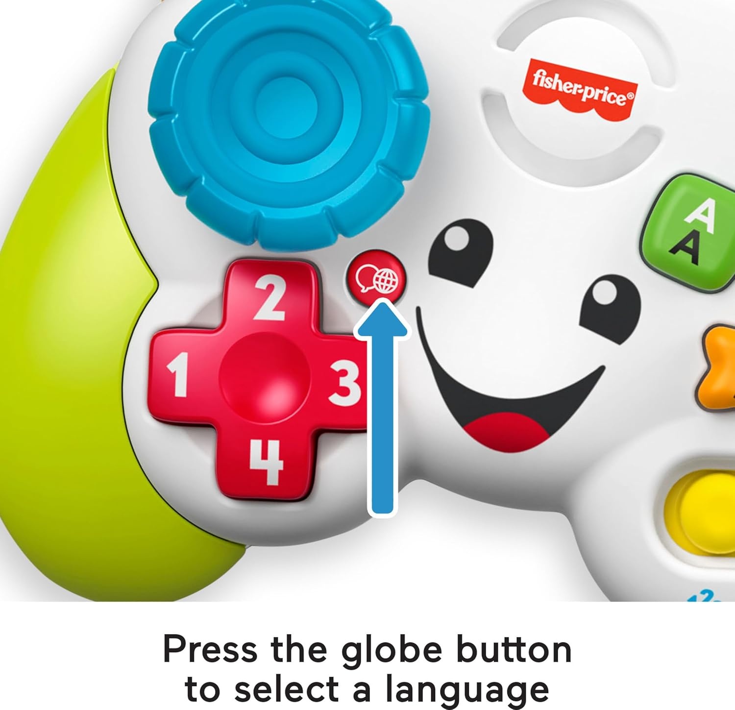 image:imageFisherPrice Baby amp Toddler Toy Laugh amp Learn Game amp Learn Controller Purple Musical Video Game Activity for Infants Ages 6 MonthsGreen