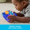 Fisher-Price Baby & Toddler Toy Laugh & Learn Game & Learn Controller, Purple Musical Video Game Activity for Infants Ages 6+ Months(Purple)