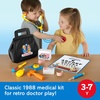 Fisher-Price Preschool Toy 1988 Medical Kit, 11-Piece Retro Doctor Bag & Tools Set for Pretend Play Kids Ages 3+ Years