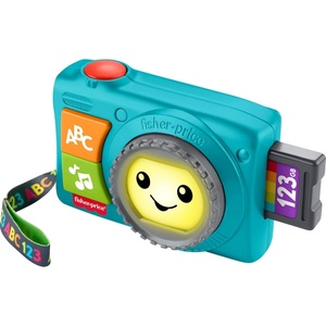 Fisher-Price Baby & Toddler Toy Light-Up Camera Laugh & Learn Musical Learning Activity for Pretend Play Infant Ages 6+ Months