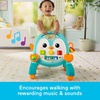 Fisher-Price Baby Push Toy Musical Penguin Walker, 2-in-1 Infant to Toddler Activity Play for Motor Skills Development Ages 6+ Months