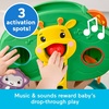 Fisher-Price Baby Toy Sit-to-Stand Jungle Tree, Musical Ball Drop Play Center & 6 Balls, Infant to Toddler Play Ages 6+ Months