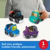 Fisher-Price Little People Toddler Toy Activity Vehicles Set, 4 Toy Cars & 4 Figures for Pretend Play Kids Ages 1+ Years ​