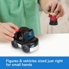 Fisher-Price Little People Toddler Toy Activity Vehicles Set, 4 Toy Cars & 4 Figures for Pretend Play Kids Ages 1+ Years ​