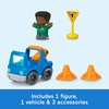 Fisher-Price Little People Toddler Toy Roadside Tow & Go Rescue Figure & Vehicle 5-Piece Set for Pretend Play Kids Ages 1+ Years
