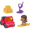 Fisher-Price Little People Toddler Toy Beach Day Adventure Figure & Vehicle 5-Piece Set for Pretend Play Kids Ages 1+ Years