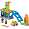 Fisher-Price Little People Toddler Toy Fillin’ Fun Service Station Playset, Car & Figures for Pretend Play Preschool Kids Ages 1+ Years