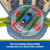 Thomas & Friends Toy Train Set by Fisher-Price, Explorin’ Tidmouth Sheds Playset with Thomas Engine & Harold the Helicopter, Features Turntable Track