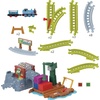 Thomas & Friends Toy Train Set from Fisher-Price, Cranky’s Dockside Delivery Playset with Motorized Thomas & Cargo Car, 2 Crates & Moving Crane