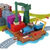 Thomas & Friends Toy Train Set from Fisher-Price, Cranky’s Dockside Delivery Playset with Motorized Thomas & Cargo Car, 2 Crates & Moving Crane