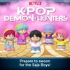 ​Little People Collector Kpop Demon Hunters: Saja Boys Special Edition Set for Movie Fans, 5 Figures in a Display Package