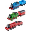 ​Thomas & Friends Motorized Engine Multipack by Fisher-Price | Includes Battery-Powered Thomas, Percy & James Toy Trains with their Cargo Tenders for Preschoolers (Amazon Exclusive)