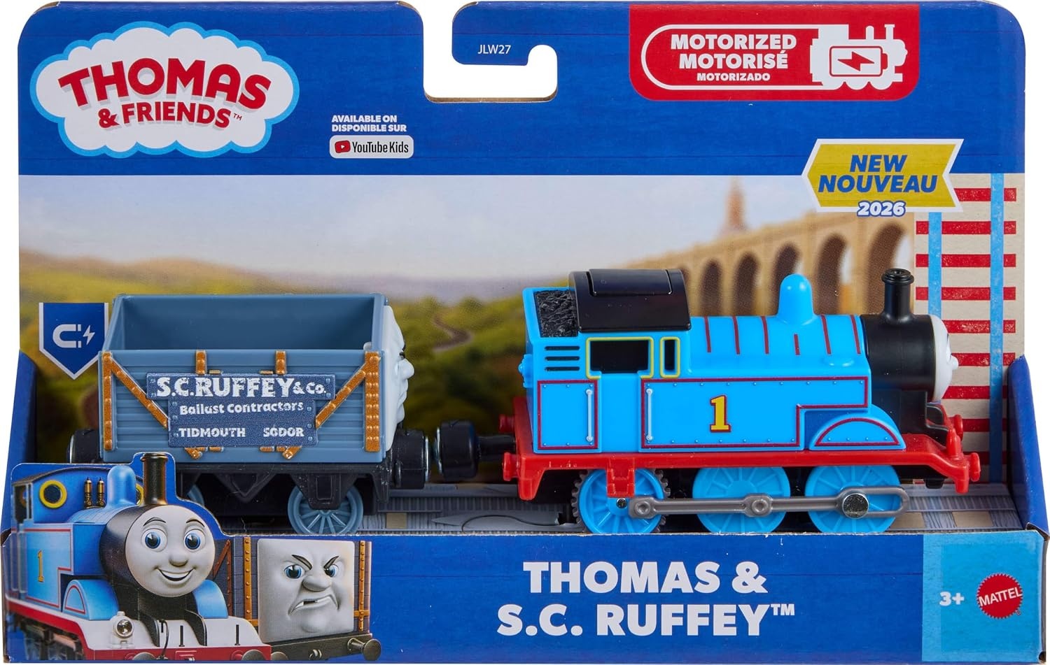 image:imageThomas amp Friends by FisherPrice Motorized Toy Train BatteryPowered Percy Engine amp Mail Car Classic Characters from the SeriesThomas Sc Ruffey