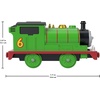 Thomas & Friends Talking Thomas Engine by Fisher-Price | Battery-Powered Large-Scale Engine for Preschoolers Can Make & Say 15 Different Train Noises & Sayings(Percy)