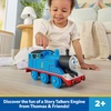 Thomas & Friends Talking Thomas Engine by Fisher-Price | Battery-Powered Large-Scale Engine for Preschoolers Can Make & Say 15 Different Train Noises & Sayings(Thomas)