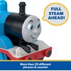 Thomas & Friends Talking Thomas Engine by Fisher-Price | Battery-Powered Large-Scale Engine for Preschoolers Can Make & Say 15 Different Train Noises & Sayings(Thomas)