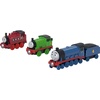 ​Thomas & Friends Thomas, Diesel & James Engine 3-Pack by Fisher-Price | Multipack of 3 Push-Around Engines for Preschoolers by Fisher-Price, Features Magnetic Connectors (Amazon Exclusive)