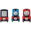 ​Thomas & Friends Toy Engine 3-Pack by Fisher-Price | Multipack with Thomas, Diesel & James Push-Along Toy Train Engines with Magnetic Connectors (Amazon Exclusive)