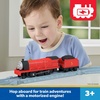 Thomas & Friends by Fisher-Price Motorized Toy Train, Battery-Powered Percy Engine & Mail Car, Classic Characters from the Series​(James)