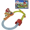 ​Thomas & Friends Bell Station Playset & Push-Along Thomas Toy Train | Includes 1 Engine & Track with Train-Play Details: Bell, Passenger Carousel, Tunnel & Gate, by Fisher-Price