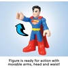 Fisher-Price Imaginext DC Super Friends XL 9-inch Superman Action Figure with Articulation, Wearing Signature Hero Look, Inspired by the Comic Books