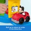 Fisher-Price Little People Disney Jr Mickey Mouse & Goofy’s Diner | Silly Sounds Musical Playset, 2 Figures and 3 Accessories, Pretend Play for Toddlers & Preschool Kids Ages 18+ Months