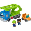Fisher-Price Little People Load & Roll Hauler Playset | Toy Car Carrier, 3 Play Pieces, Mechanic Pretend Play, Toddlers & Preschool Kids Ages 1+ Years