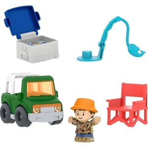 Fisher-Price Little People Fishing Trip Figure & Vehicle Set | 5 Pieces, Adventure Pretend Play, Toddlers & Preschool Kids Ages 1+ Years