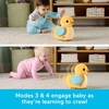 Fisher-Price 4-in-1 Cuddle & Crawl Duck | Baby Crawling Toy, Musical Tummy Time, Sensory & Gross-Motor Activity, Newborn to Infant Play Ages 0+