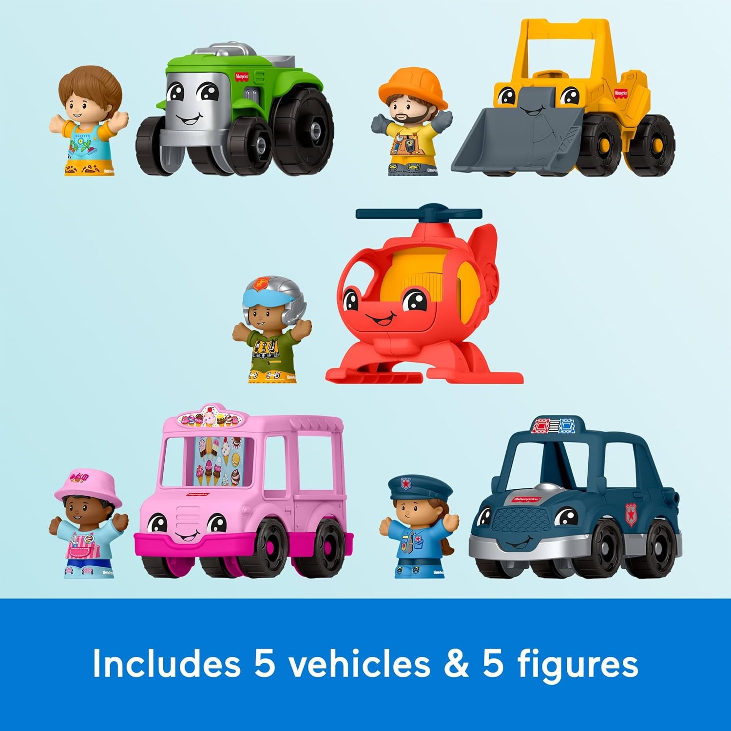 image:imageFisherPrice Little People Activity Vehicles Set