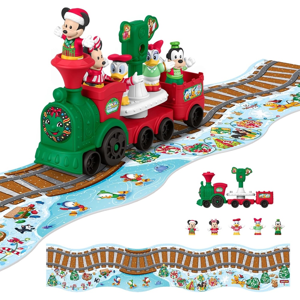 image:imageFisherPrice Little People Disney Jr Musical Christmas Train Toy
