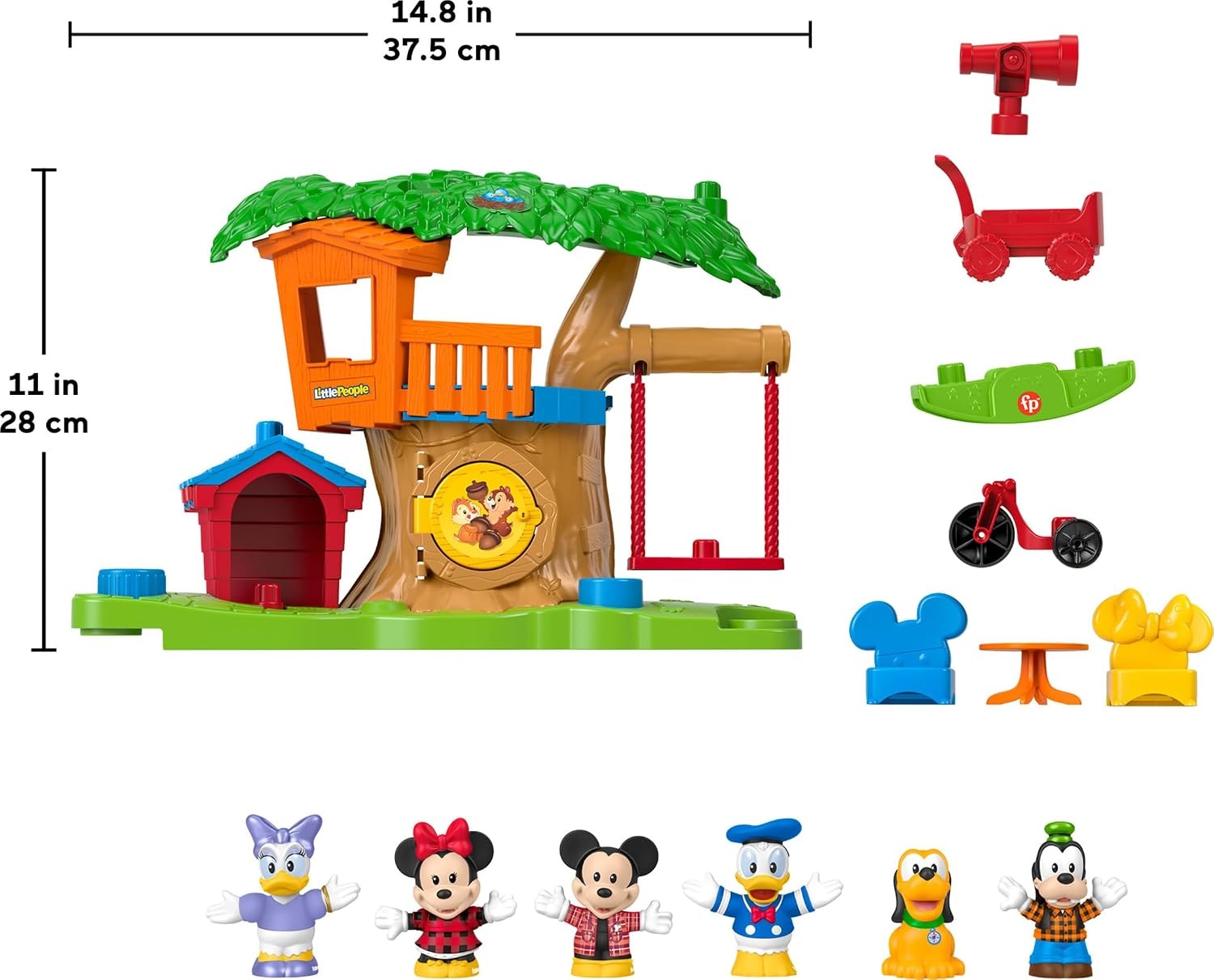image:imageFisherPrice Little People Disney Jr Tree Fort Playset